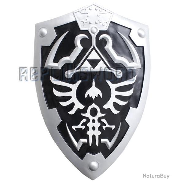 Zelda Bouclier de Link Resine Black Edition Replique Repliksword