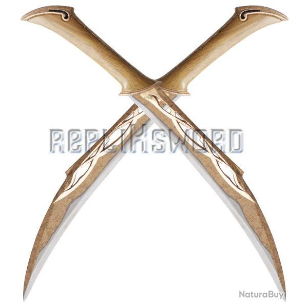 Le Hobbit Dagues de Tauriel Elfe Epees Sabres Efliques Elf Repliksword