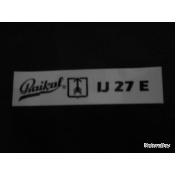 Magnifique autocollant Baikal IJ 27 E