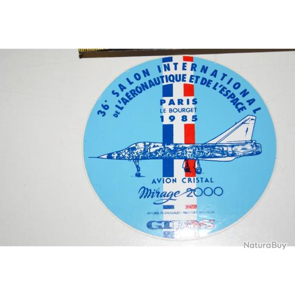 AUTOCOLLANT ARMEE DE L'AIR MIRAGE 2000 ( COLLECTOR )