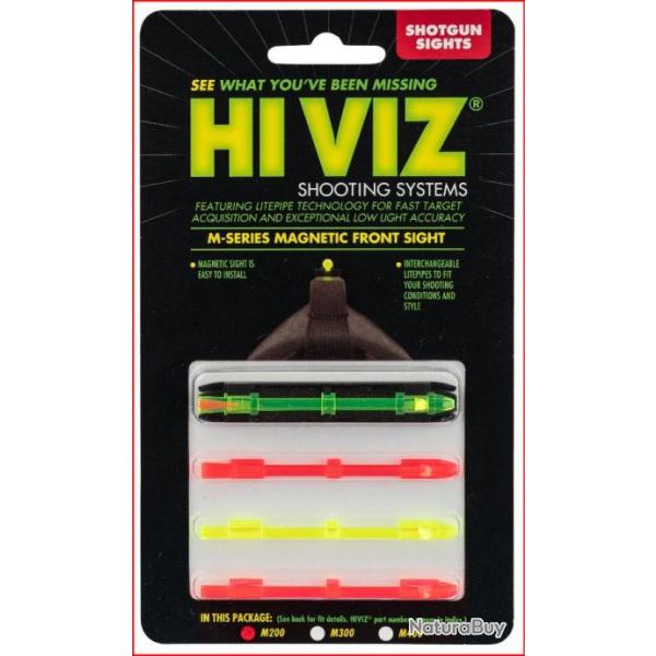 Guidons magn�tiques s�rie M - bandes 4,2 � 14,6 mm - Hi-Viz 