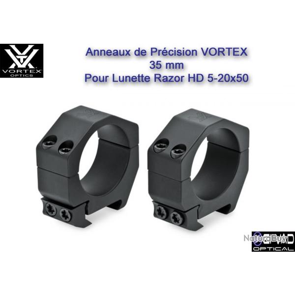 Anneaux VORTEX 35 mm pour Lunette Razor HD 5-20x50