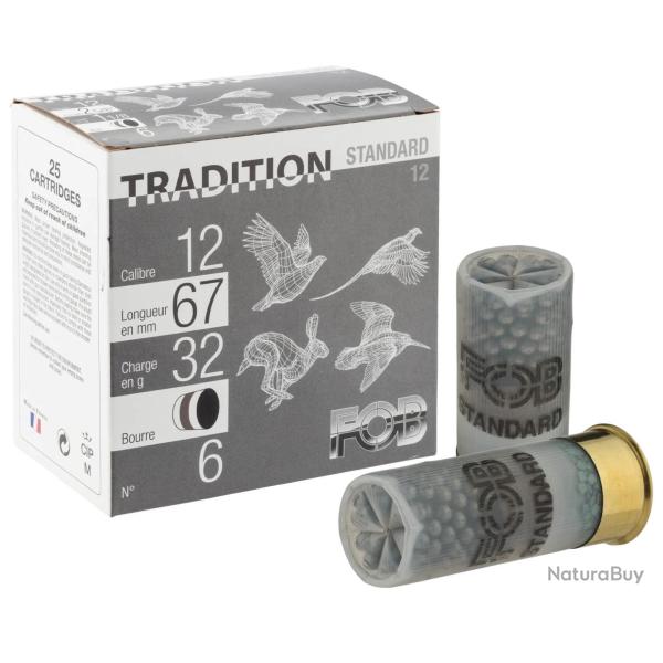 Cartouches Fob Tradition standard 32 calibre 12 67 Num�ro