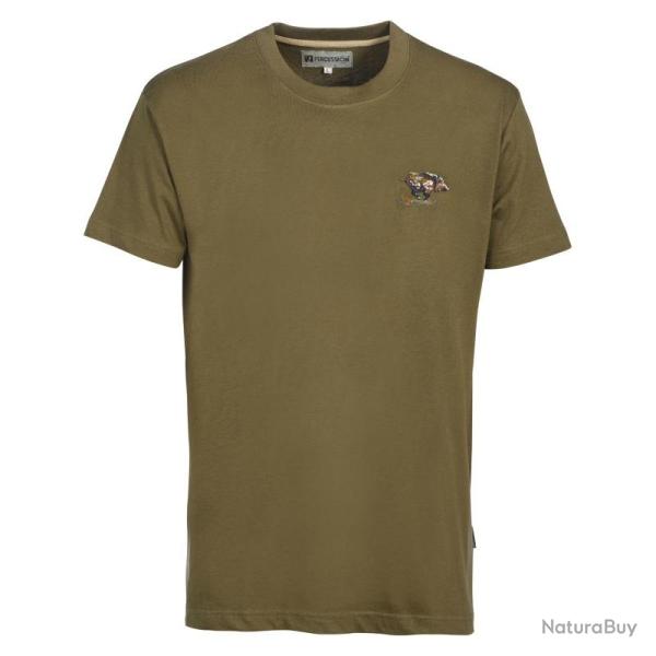 T shirt chasse Percussion broderie sanglier