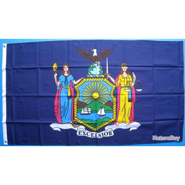 DRAPEAU  USA / NEW YORK - Ref.036