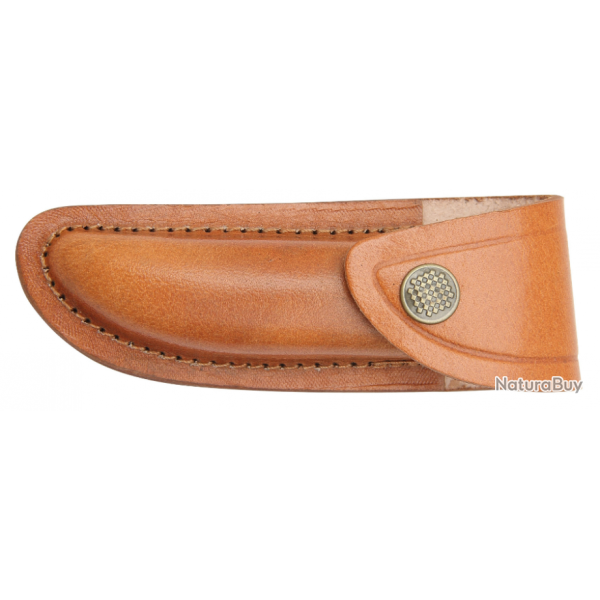 Etui cuir de vachette marron 12 cm (5)