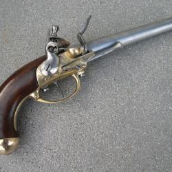 Pistolet de Cavalerie Fran&ccedil;ais Mod&eacute;le 1777  " dit a coffre "  1 ier Type.