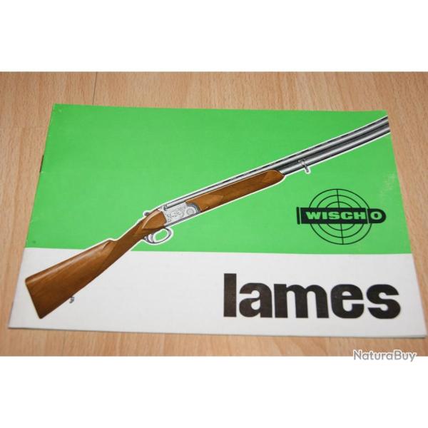 catalogue revue notice fusils LAMES WISCHO