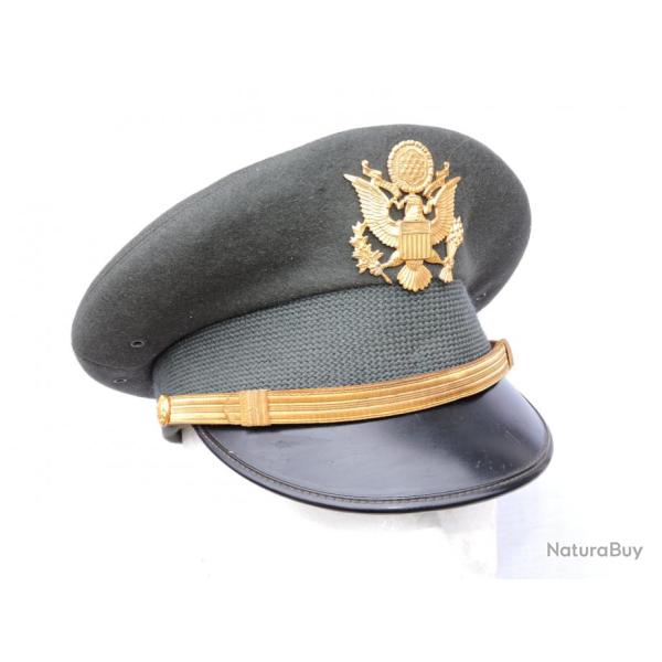 SUPERBE CASQUETTE OFFICIER  U.S. ARMY par LUXENBERG NEW YORK  - VIETNAM #.3