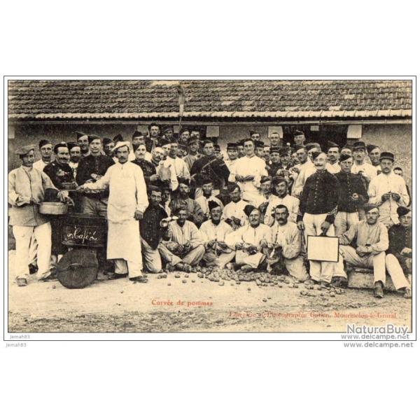 CAMP DE MOURMELON CORVEE DE POMMES (LOT V28)