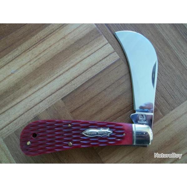 Couteau Serpette Vendange Manouch Manche en Os acier 440 RR305