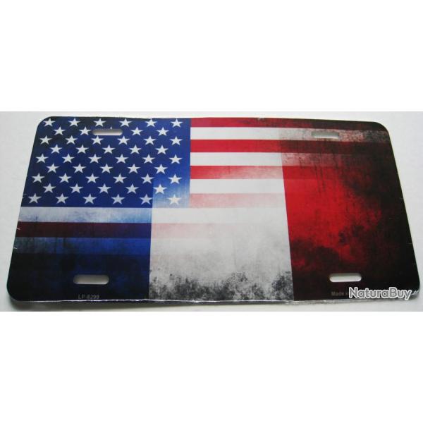 PLAQUE AUTO USA FRANCE - R�f.8299