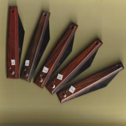Rare MONTPELLIER en COCOBOLO Couteau GRATUIT Grav&eacute; Initiales