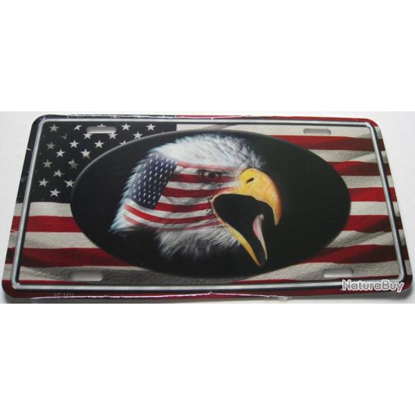 PLAQUE AUTO USA - AIGLE - R�f.1317