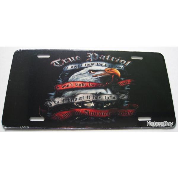 PLAQUE AUTO USA - AIGLE PATRIOT - R�f.5224