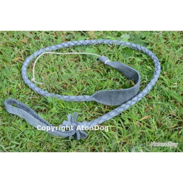 Mche tresse pour Fouet de vnerie 160cm