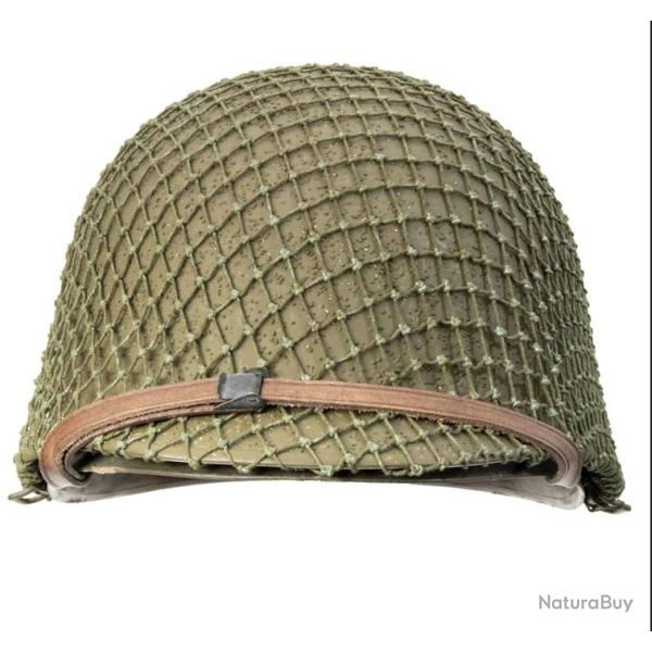 Filet de casque US M1 INFANTERIE petites mailles ( militaria WW2 jeep dodge gmc helmet )