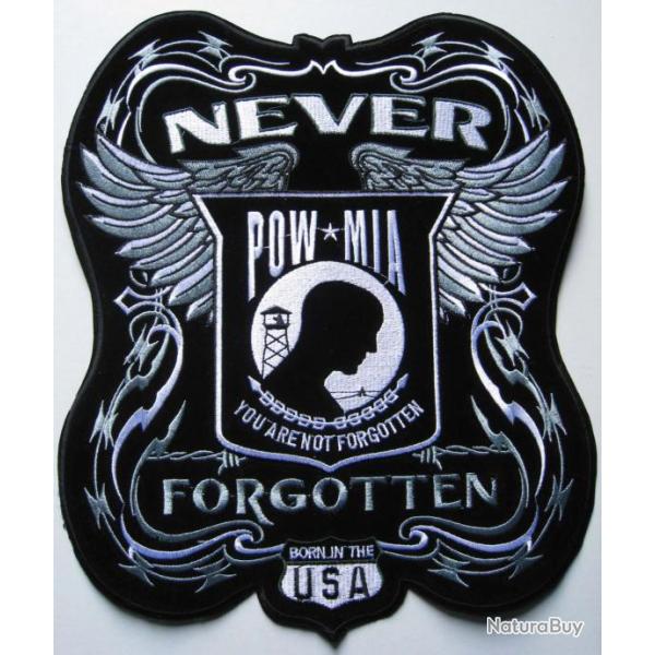 PATCH-ECUSSON/DOSSARD GRAND MODELE - POW MIA - Ref.D08