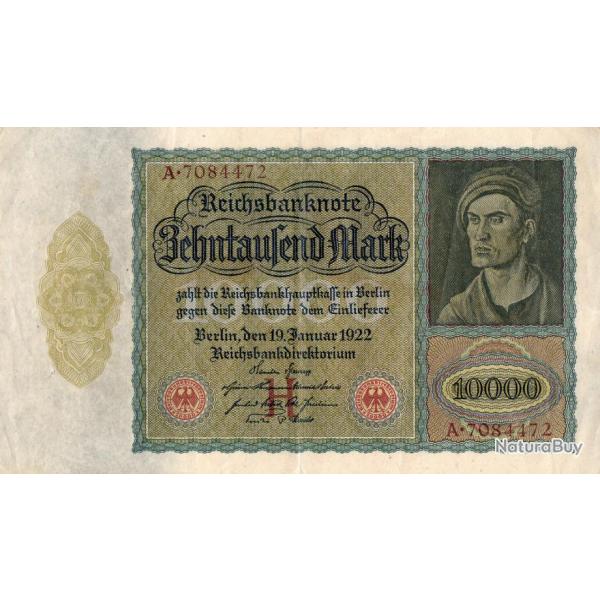 10000 reichbanknote 1922