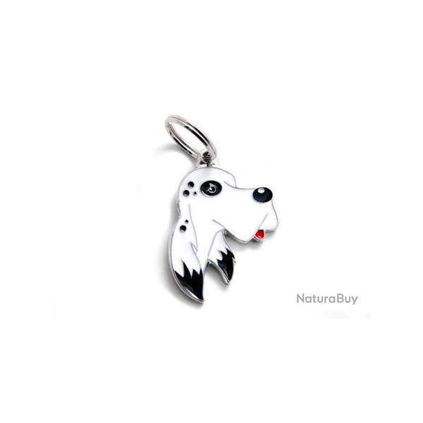 M�daille grav�e pour chien Setter anglais