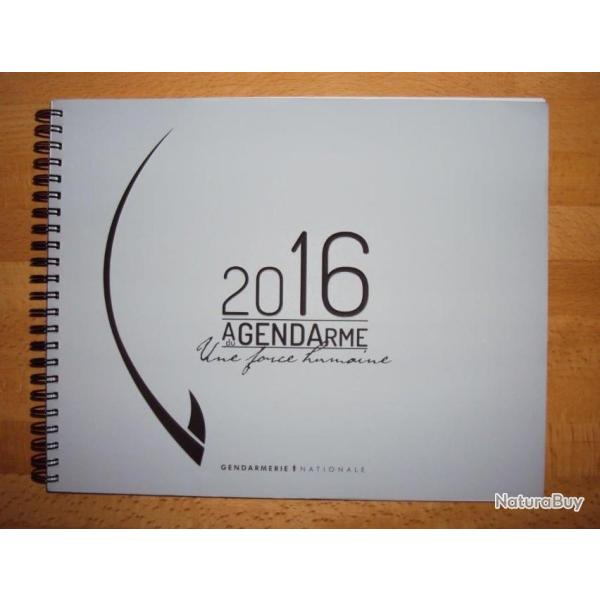 Agenda 2016 - Neuf - Gendarmerie Nationale - France.
