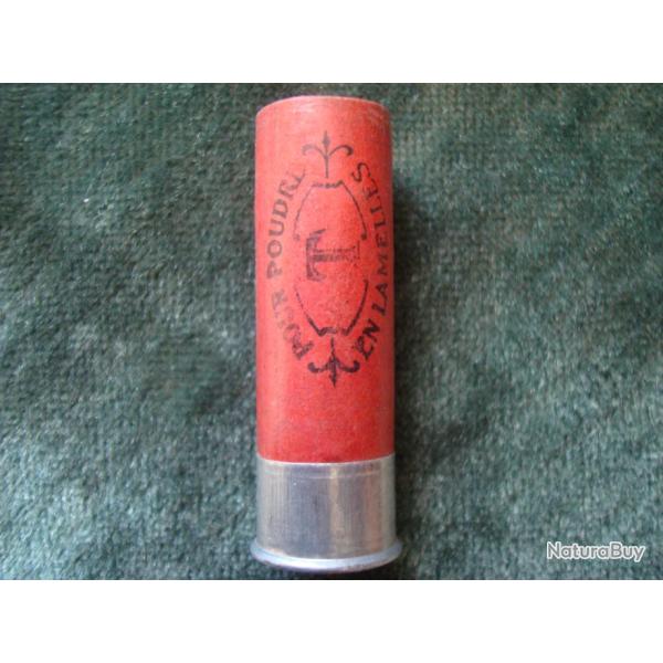 1 cartouche Gevelot SFM cal.16 culot alu. pour poudre T en lamelles    en tbe