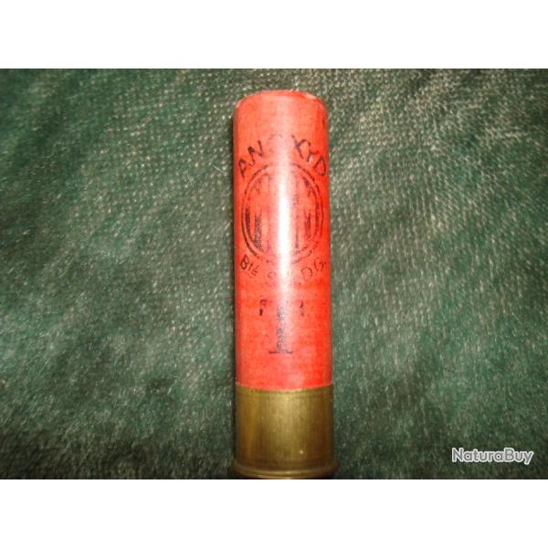 1 cartouche MGM  anoxyd T cal.20 plb no 3  carton rouge  en be