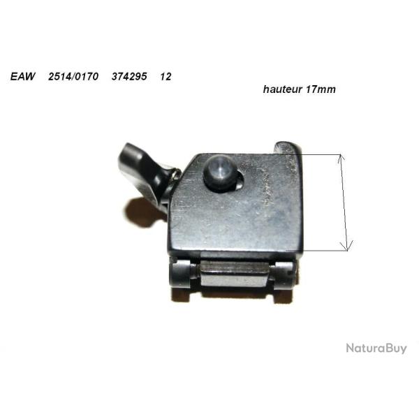 serrure arri�re pour prisme de 14mm EAW hauteur 17mm ref 2514/0170 PROMO DESTOCK