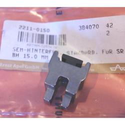 pied arri&egrave;re montage crochet sans support haut 15mm EAW r&eacute;f 211-0150 PROMO