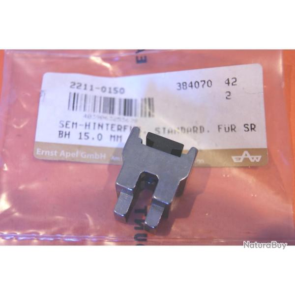 pied arri�re montage crochet sans support haut 15mm EAW r�f 211-0150 PROMO