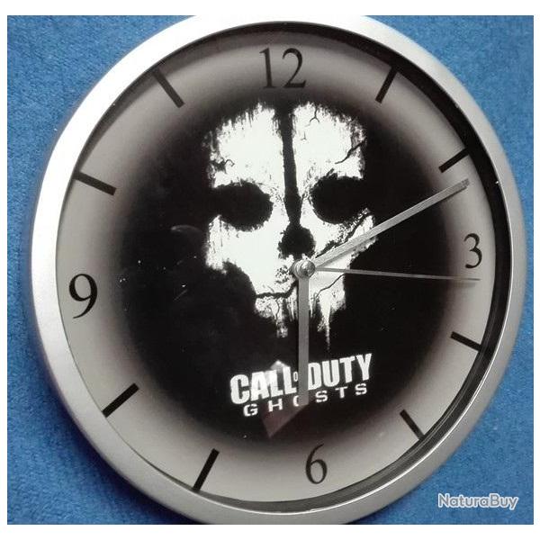 Pendule murale horloge 20 cms CALL OF DUTY GHOST GAME JEU GUERRE WAR