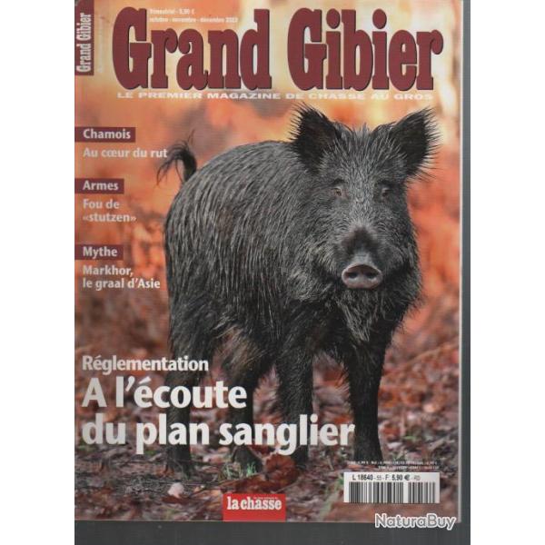 grand gibier n�55 , chamois au coeur du rut , renard �ternel regain ,carabine automatique slb 2000 +