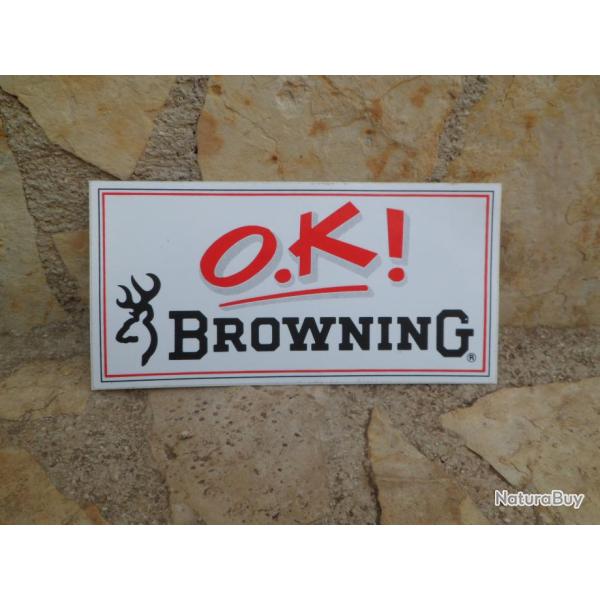 Superbe autcollant BROWNING OK !!