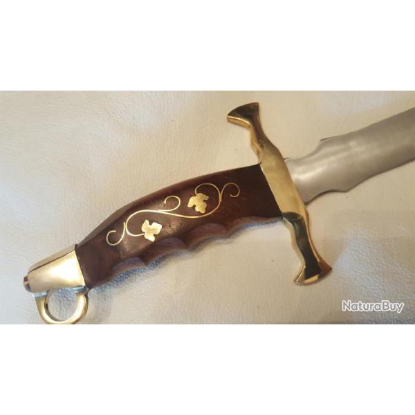 COUTEAU DAGUE RINGWALI LAME 34.5 CM 5mm !!!