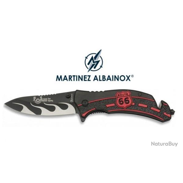 Couteau Pliant Dcor route 66  Lame de 8.5 cm