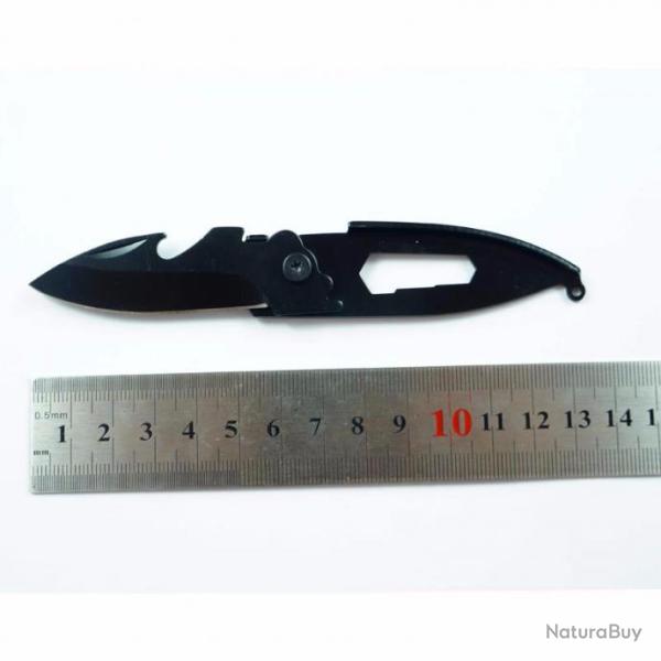 Petit Couteau Metal Noir NEUF
