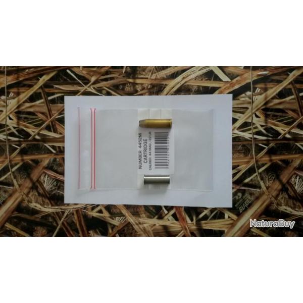 cartouche douille reductrice calibre 44 magnum/22lr en acier