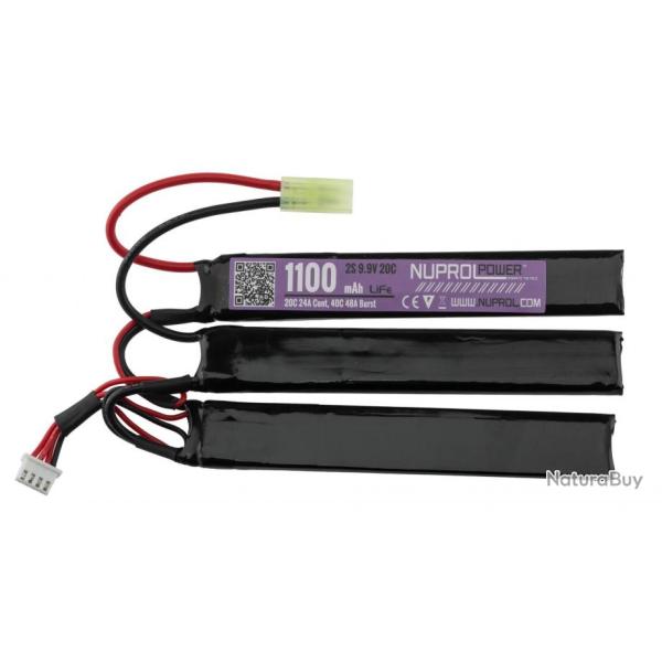 Batterie LI-FE 9.9V 1100 mah Nuprol