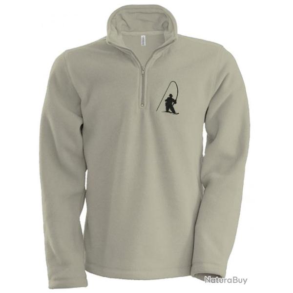 Sweat Polaire avec broderie P�cheur