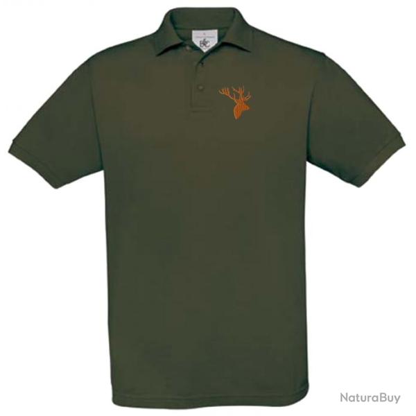 Polo brod� t�te de cerf