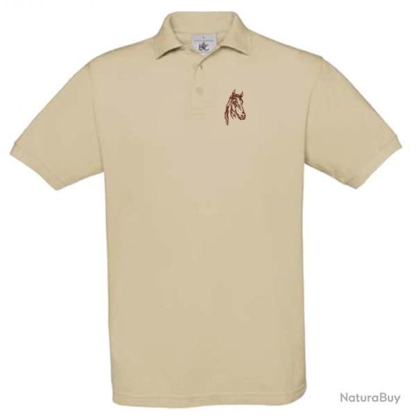 Polo brod� t�te de cheval