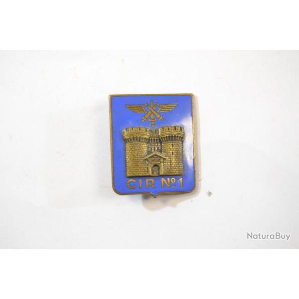 Insigne  C.I.R N 1, DRAGO G1188 mail, tours dores, dos lisse. CIR N1 1