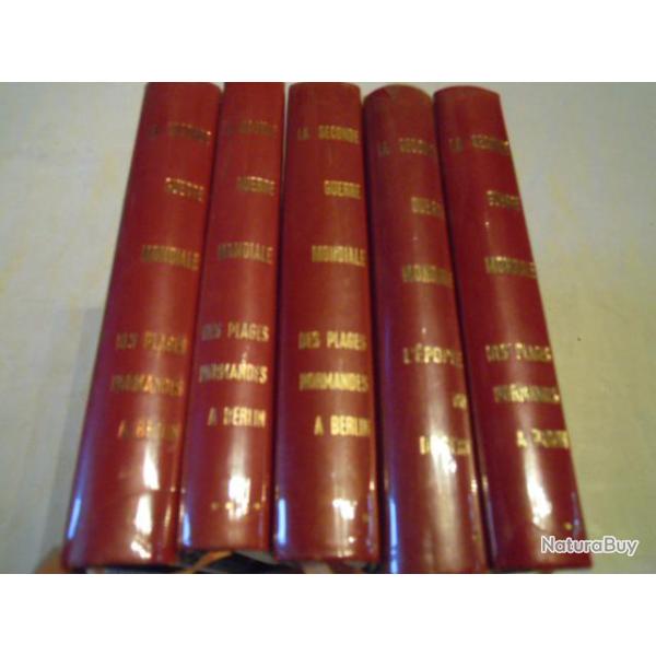 Cinq livres la seconde guerre mondiale