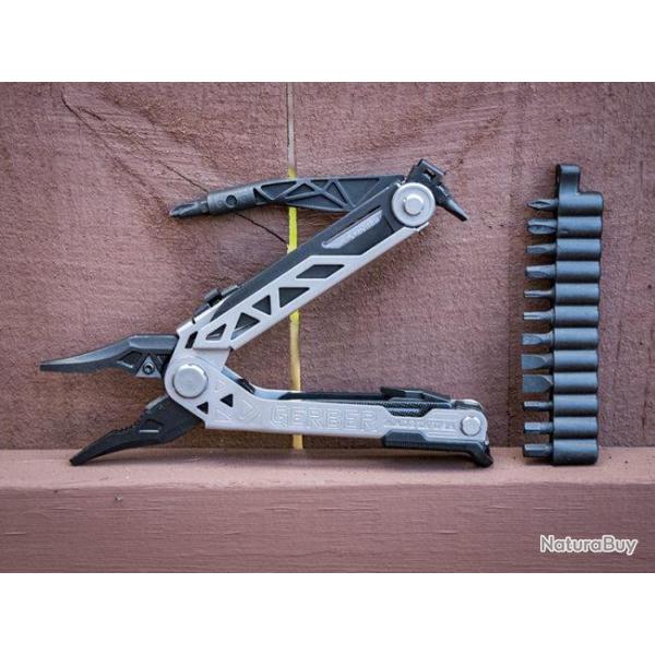 Pince Tenaille Gerber Center Drive Multi-Tool + BitSet Lame Acier 420HC Made USA G1194