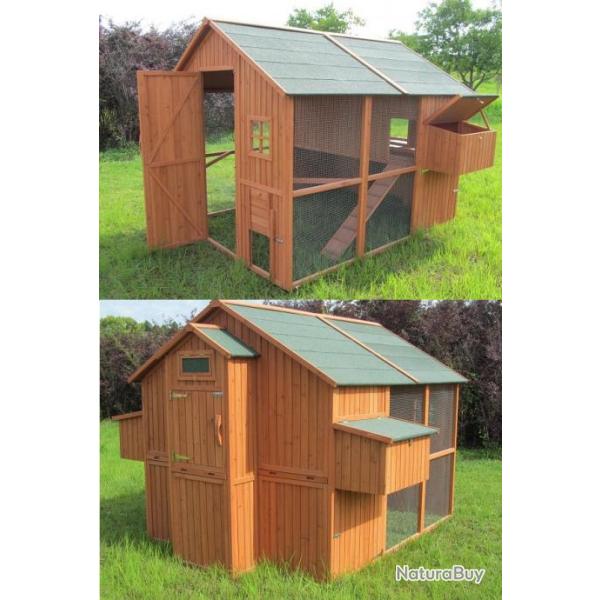 Poulailler NANCY XXL TOP QUALITE abri poule GEANT caille lapin coq volaille lapin cielterre-commerce