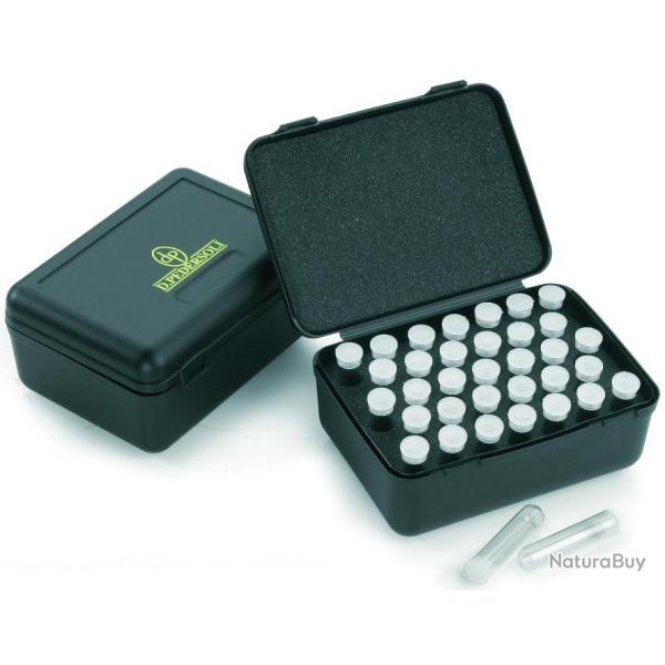 Bo�te de rangement dosettes � poudre 40 dosettes 3.2 g / 50 gr