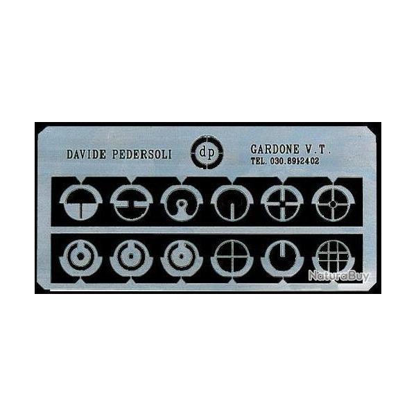 Kit 12 inserts interchangeables - Davide Pedersoli