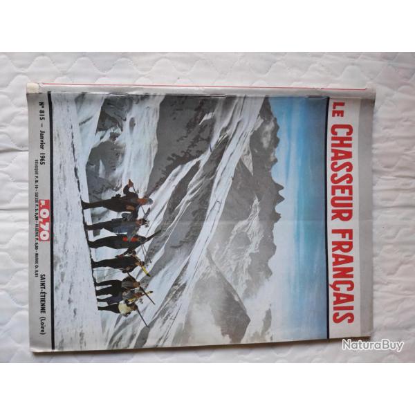 Le chasseur fran�ais N� 815 ,janvier 1965