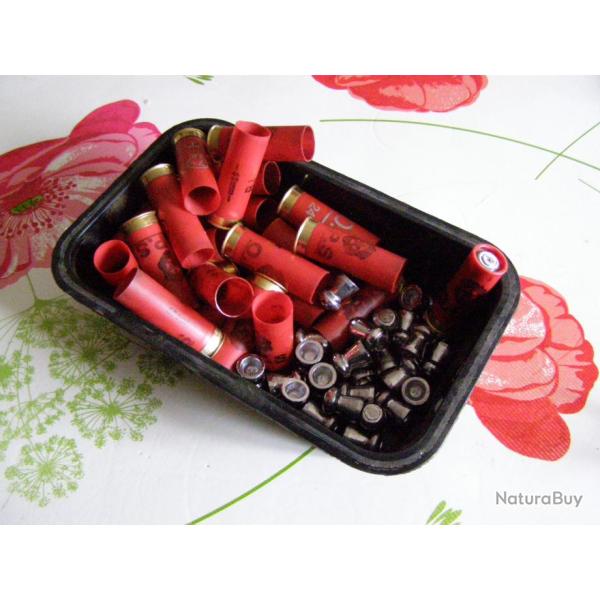 Lot de Douilles cal 12 + Diabolos