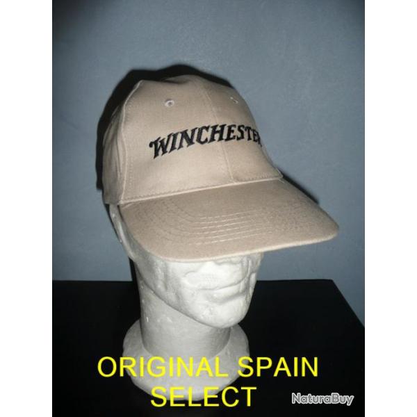 Casquette beige WINCHESTER ( carabine western fn herstal 1866 1873 1886 1892 1894 FN